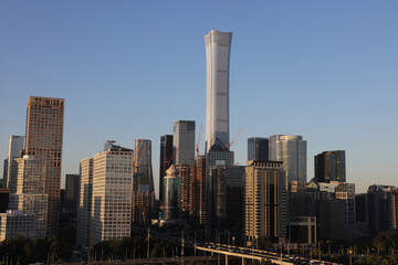 Obraz premium city skyline