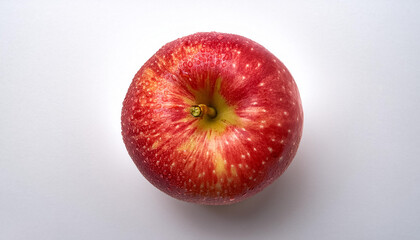 red apple, isolated on a clean white background
