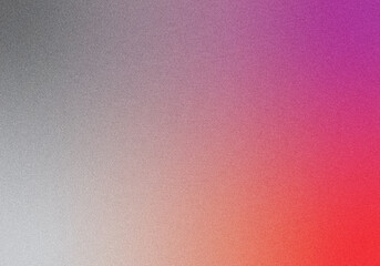 Grainy noisy poster background, red-purple gray color wave backdrop abstract header banner design