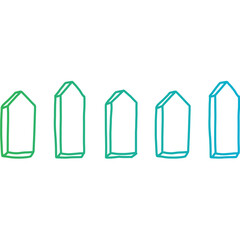 Business infographics icons with different diagram vector illustration. Abstract data visualization, marketing charts and graphs. Business statistics, planning and analytics, forecasting growth rates