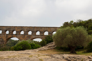 photographie de voyage, le pont du Gard, France, tourisme, touristique, patrimoine, 