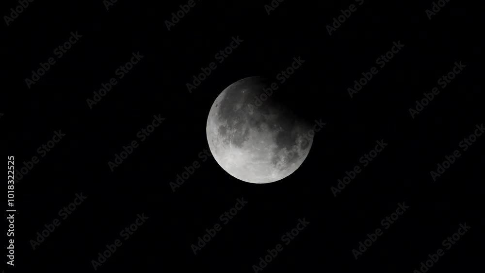 Canvas Prints partial lunar eclipse full moon and lunar eclipse full moon super moon 2024 moon in the sky