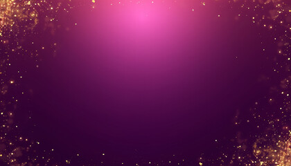 Obraz premium Pink and Purple Glitter Sparkles on Dark Background