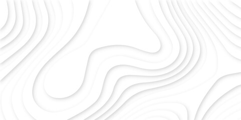 Abstract White paper cut background with lines.3d realistic papercut decoration textured with wavy layers. modern wallpaper texture and 3d realistic design use for banner flyers, posters.	