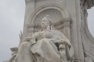 Enormous statue of Queen Victoria
