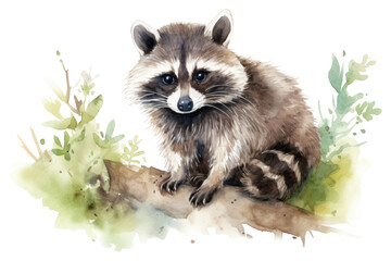 Obraz premium PNG Raccoon animal mammal procyonidae.