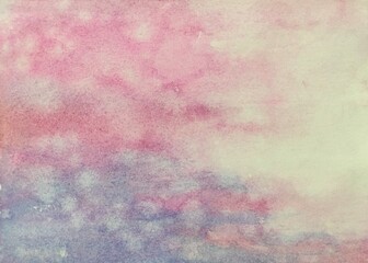 Hand-painted watercolor texture background. watercolor on paper.