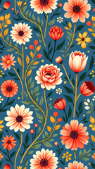 Pattern ornament created by artificial intelligence
