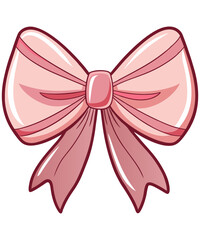 Coquette Christmas Bow Clipart