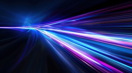 Abstract Light Trails in the Night