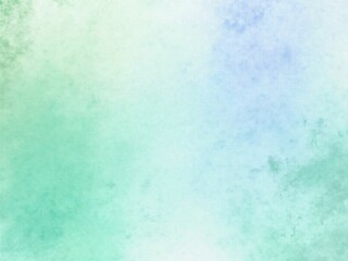 Obraz premium Blue and Green Watercolor Gradient Texture - Soft and Abstract Graphic Design Material