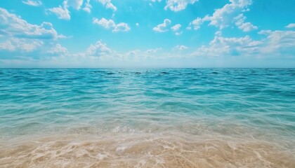 Obraz premium Stunning Turquoise Ocean Backdrop for a Dreamy Destination Beach Wedding, Perfect for Your Romantic Beach Ceremony and Reception
