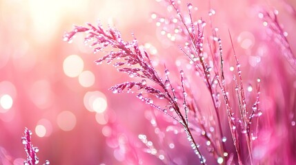 Capture the beauty of nature's tiny wonders with a macro lens. The glistening dew adorning the grass transforms into an enchanting spectacle under the magnifying eye of your camera. 