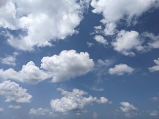 Obraz premium blue sky with clouds