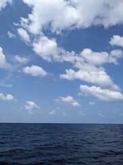 Fototapeta premium cloud view in blue sky