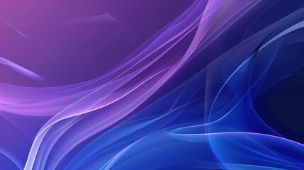 Abstract Purple and Blue Swirls