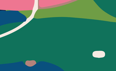 Abstract background with Untidy Shapes for poster