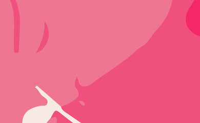 Abstract background with Untidy Shapes for poster