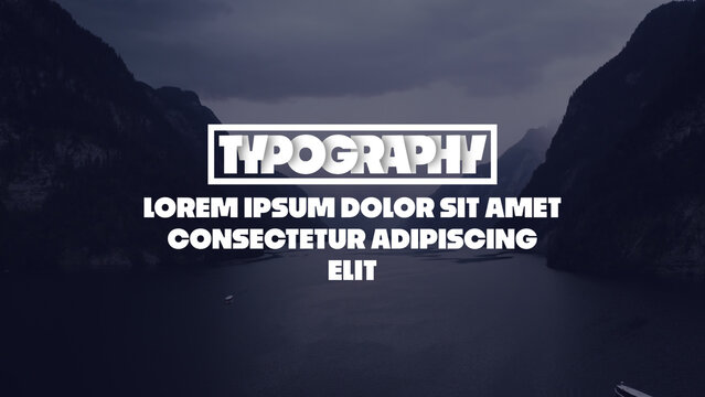 Clean and Shadow Text Animations | Professional Lower Third Text Animation for Interviews and Documentaries
