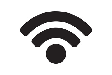 Wifi icon. Free wifi sign isolated icon. wi-fi network linear icon. signal sign and symbol. Public wifi area solid sign. Wifi icon wireless internet signal