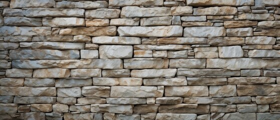 Naklejka premium Rustic Stone Wall Texture