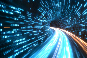 High-speed data transfer seen as optical paths