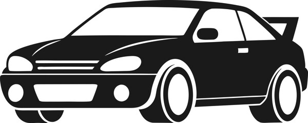 Car vector silhouette vector illustration design
