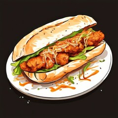 the AI Image Generator, Meatball Sub Sides