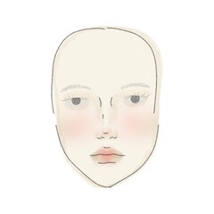 Woman Face Abstract - Dari Mitha