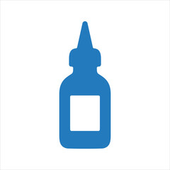Nasal spray icon. Cold, medicine icon