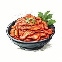 the AI Image Generator, Korean Kimchi
