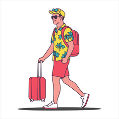 person with luggage