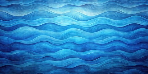 Obraz premium Blue textured background resembling ocean waves, blue, texture, background, abstract, design, pattern, waves, water, sea