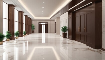 Modern interior of luxury office