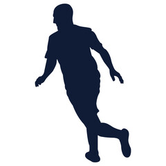 Football Player Silhouette