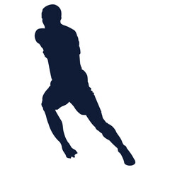 Football Player Silhouette