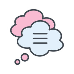 Message Bubble Vector Icon