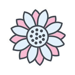 Sunflower Vector Icon