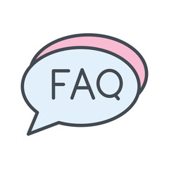 FAQ Section Vector Icon