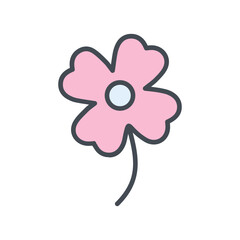 Four Leaf Clover Vector Icon