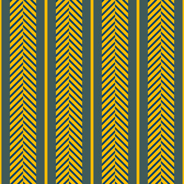 Yellow and grey Herringbone Stripe Pattern
