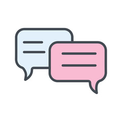 Message Bubble Vector Icon