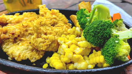 stir fried chicken with vegetables