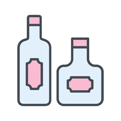 Wine Collection Vector Icon