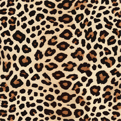Leopard trendy pattern background. Fashionable wild animal cheetah skin natural texture fabric for fashion print design, banner, cover, wallpaper. leopard vector seamless repeating stylish design.