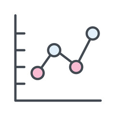 Business Graph Vector Icon