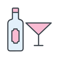 Wine Vine Vector Icon