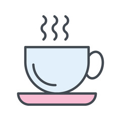 Hot Coffee Vector Icon