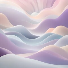 Fototapeta premium Ethereal Serenity: A Pastel Dreamscape 3