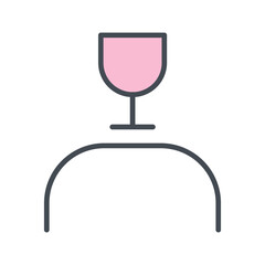 Wine Snob Vector Icon